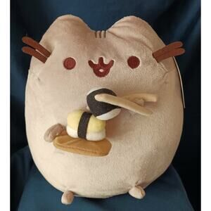 Gund Pusheen Sushi Cat 9" Plush with Chopsticks NWT